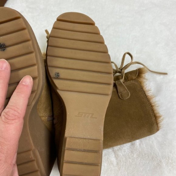 Steve Madden Alaskan Suede Wedge Boots, size 6.5 - Picture 9 of 10